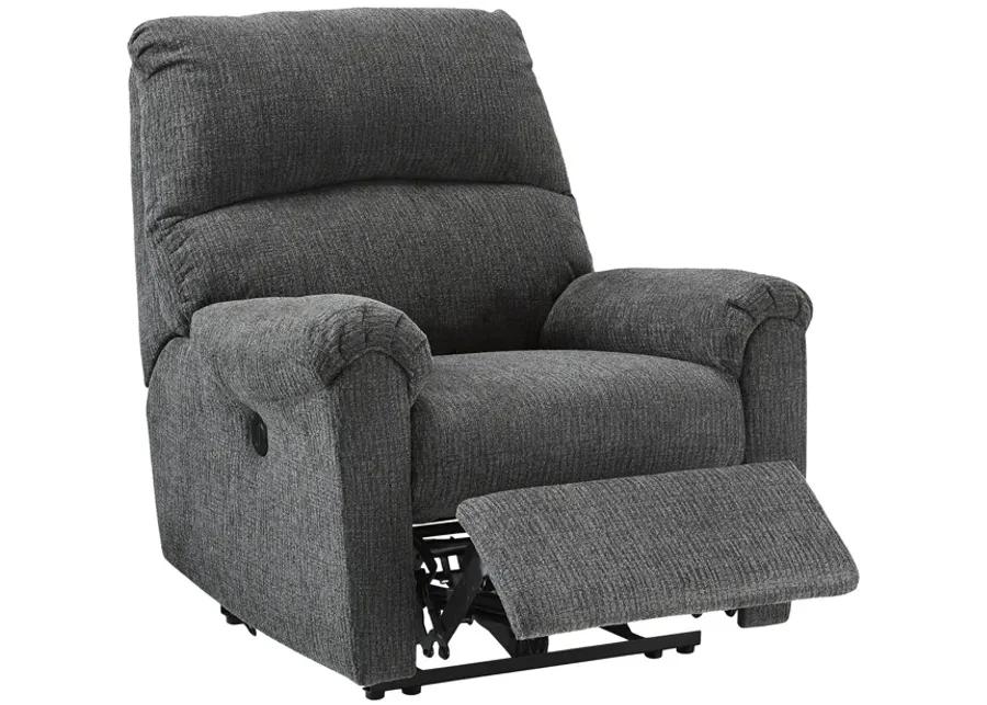 York Power Recliner - Charcoal