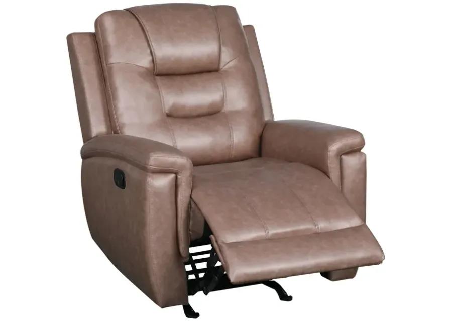 Rowan Rocker Recliner - Chocolate