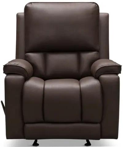 Alvin Glider Recliner - Brown