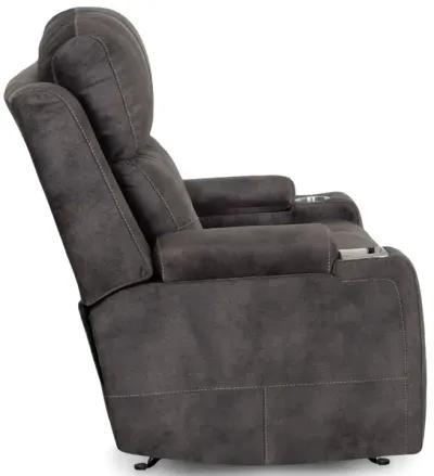 Paxton Power Rocker Recliner - Ebony