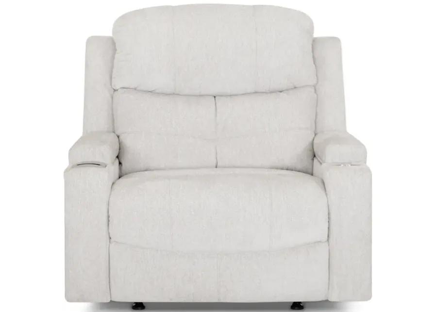 Paxton Power Rocker Recliner - Sand