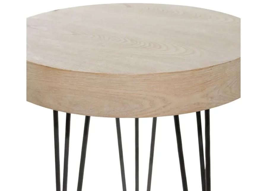 Breya Industrial Accent Table