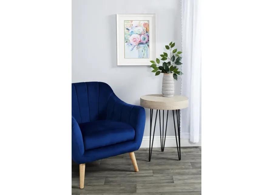 Breya Industrial Accent Table