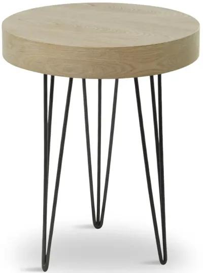 Breya Industrial Accent Table