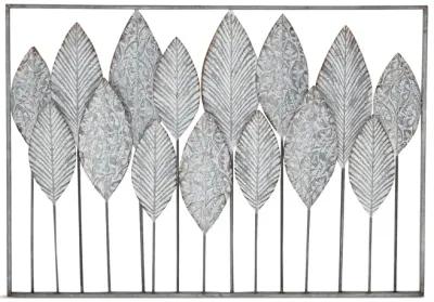 Brass Metal Leaves Wall Decor