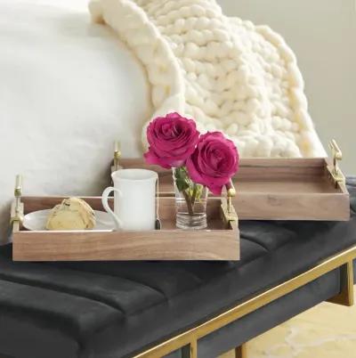 Set 2 Wooden Trays