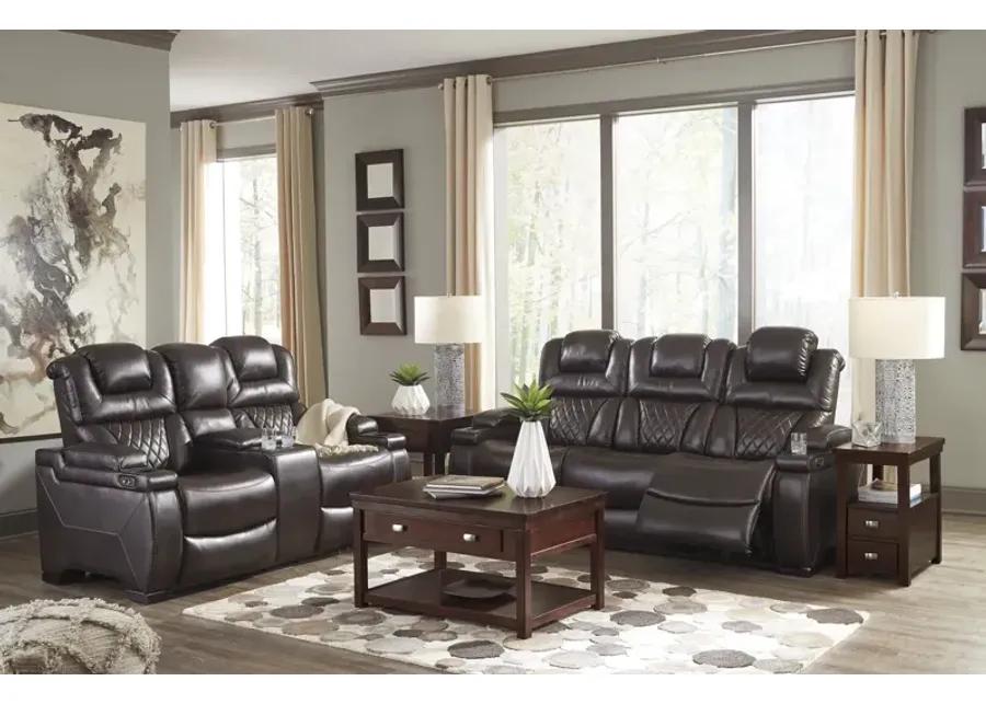 Mueller Power Reclining Loveseat With Console