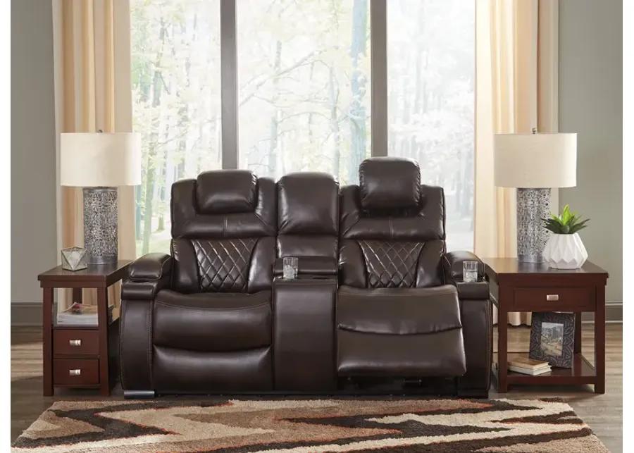 Mueller Power Reclining Loveseat With Console