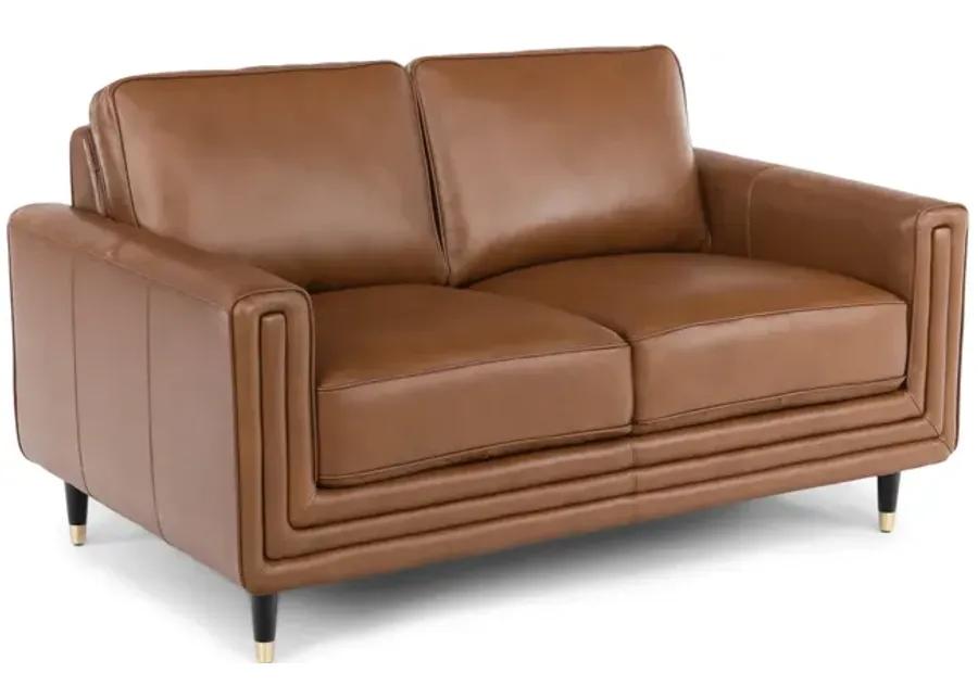 Byron Leather Loveseat