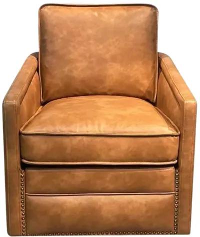 Itasca Swivel Chair - Cognac