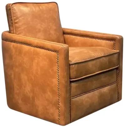 Itasca Swivel Chair - Cognac