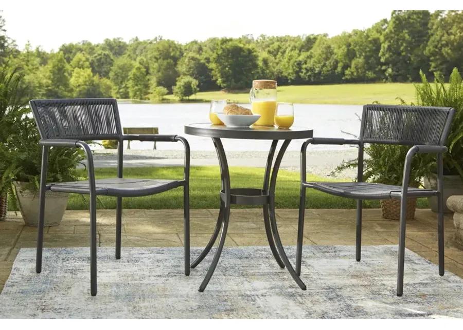 Crystal Breeze 3 Piece Bistro Set