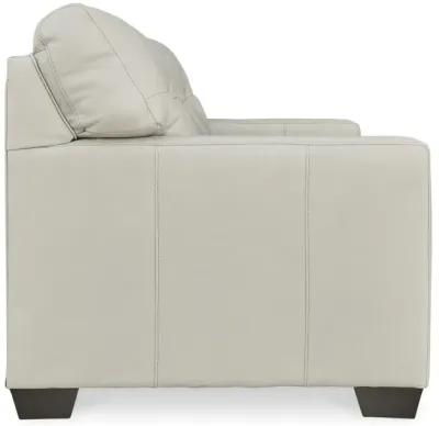 Elsa Leather Sofa - Coconut