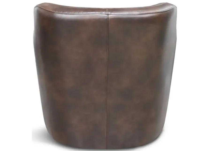 Kalla Swivel Chair - Chocolate