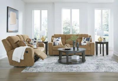 Lindy Reclining Sofa - Honey