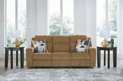 Lindy Reclining Sofa - Honey