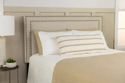 Poe King Headboard - Ivory