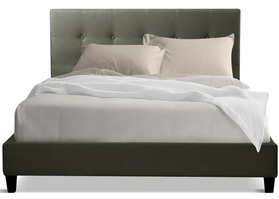 Avery Charcoal Bed - Queen