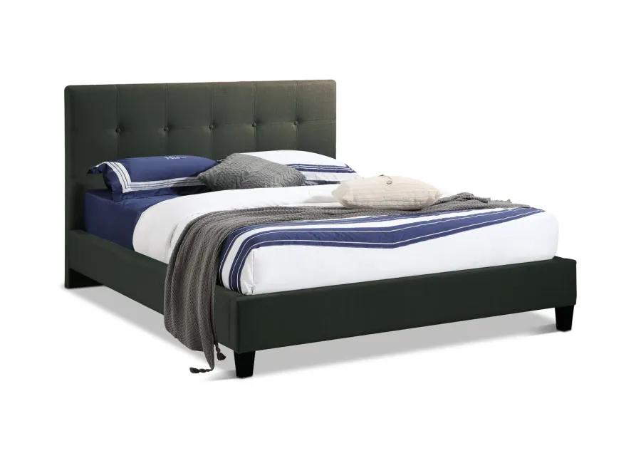 Avery Charcoal Bed - Queen