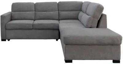 Sadie 2 Piece Pop Up Sleeper Sectional With Storage - Right Arm Chaise