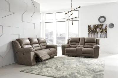 Ramsey Power Reclining Sofa And Loveseat Set - Fossil