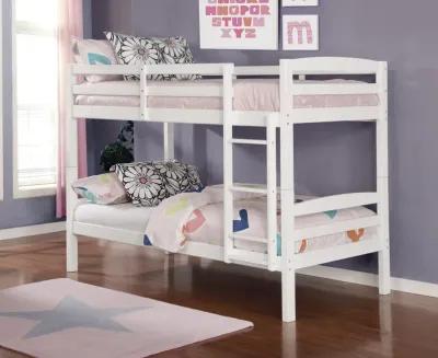 Scout T T Bunk Bed - Dove White