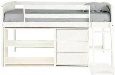 Scout Loft Bunk Bed - Dove White