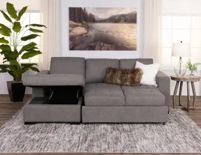 Louden 2 Piece Sleeper Sectional With Chaise - Right Arm Facing Sofa