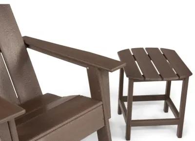 Sunrise 3 Piece Adirondack Set - Dark Teak