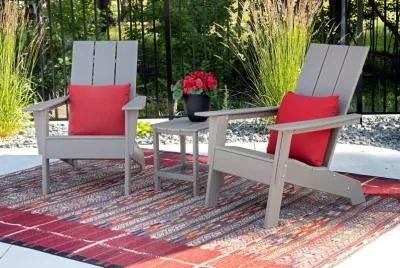 Sunrise 3 Piece Adirondack Set - Driftwood