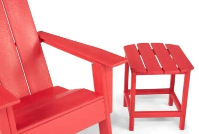 Sunrise 3 Piece Adirondack Set - Red