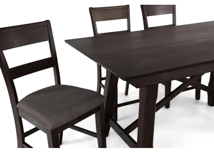 Hillcrest Counter Table With 4 Counter Stools