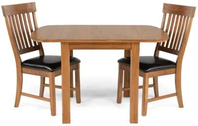 Family Dining Drop Leaf Table With 2 Chairs