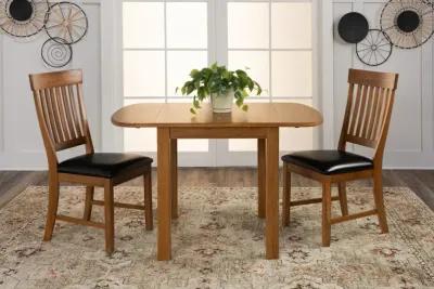 Family Dining Drop Leaf Table With 2 Chairs