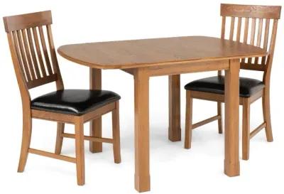 Family Dining Drop Leaf Table With 2 Chairs