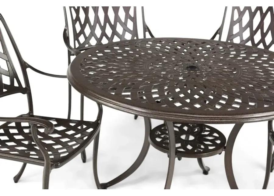 Bellmore II 5 Piece Patio Dining Set