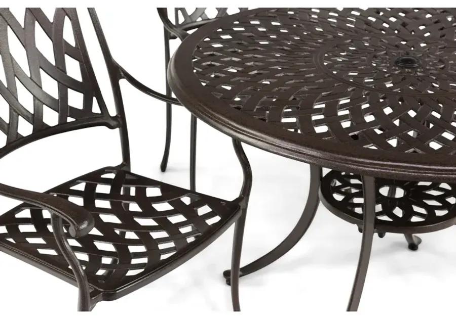 Bellmore II 5 Piece Patio Dining Set