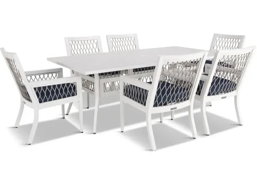 Coastal Breeze 7 Piece Patio Dining Set