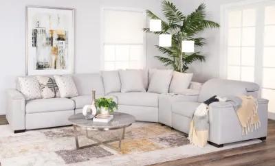 Lexi II 5p Piece Sectional With Armless Recliner