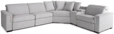 Lexi II 5p Piece Sectional With Armless Recliner