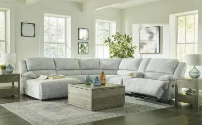 Athena 6 Piece Reclining Modular Sectional - Left Chaise