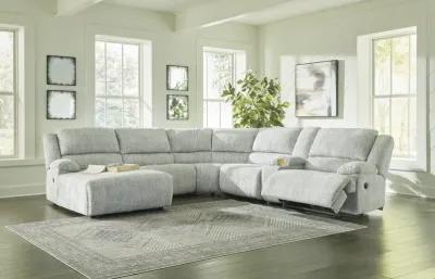 Athena 6 Piece Reclining Modular Sectional - Left Chaise