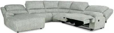 Athena 6 Piece Reclining Modular Sectional - Left Chaise