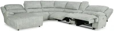 Athena 6 Piece Reclining Modular Sectional - Left Chaise