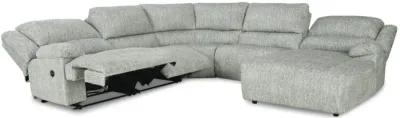 Athena 6 Piece Reclining Modular Sectional - Right Chaise