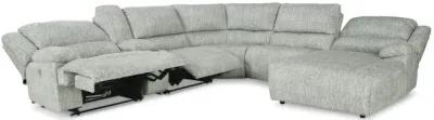 Athena 6 Piece Reclining Modular Sectional - Right Chaise