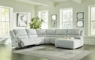 Athena 6 Piece Reclining Modular Sectional - Right Chaise