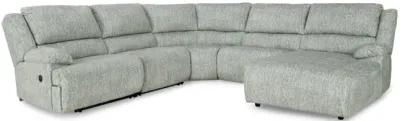 Athena 6 Piece Reclining Modular Sectional - Right Chaise