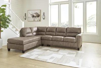 Kiri Sectional Left Chaise - Fossil