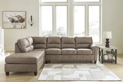 Kiri Sectional Left Chaise - Fossil